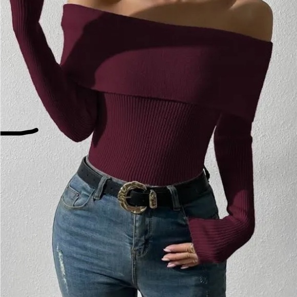 Free People Off Shoulder Sweater L - Picture 10 of 10